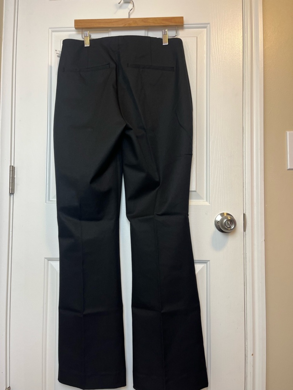 NWT Abercrombie & Fitch Curve Love Women's Black High-Waisted Boot Cut Pants - Picture 8 of 11